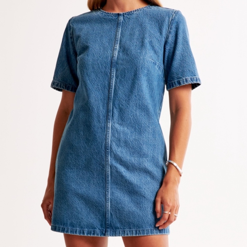 A&F Denim Tee Shift Dress